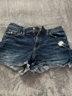 Universal Thread Dark Blue Distressed Denim Cutoff Shorts